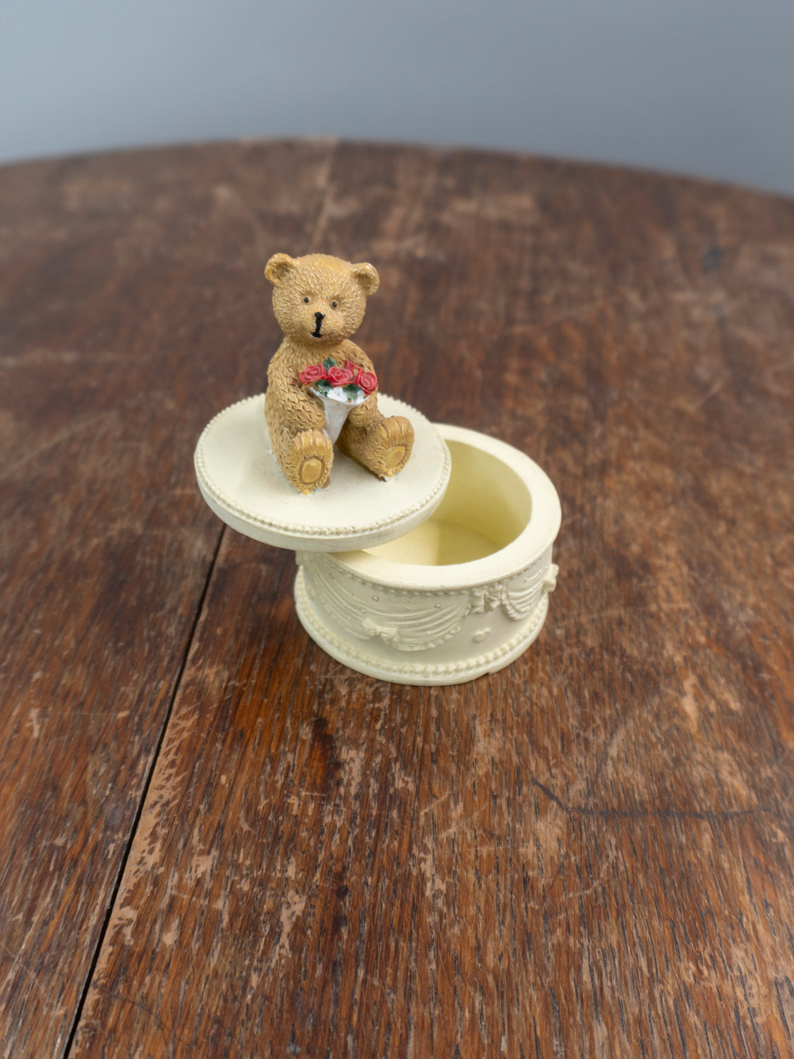 Vintage Bear trinket box