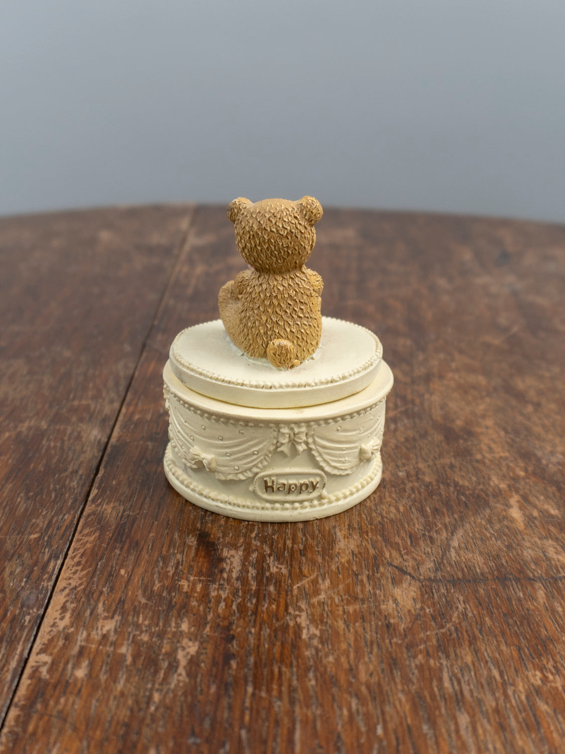 Vintage Bear trinket box