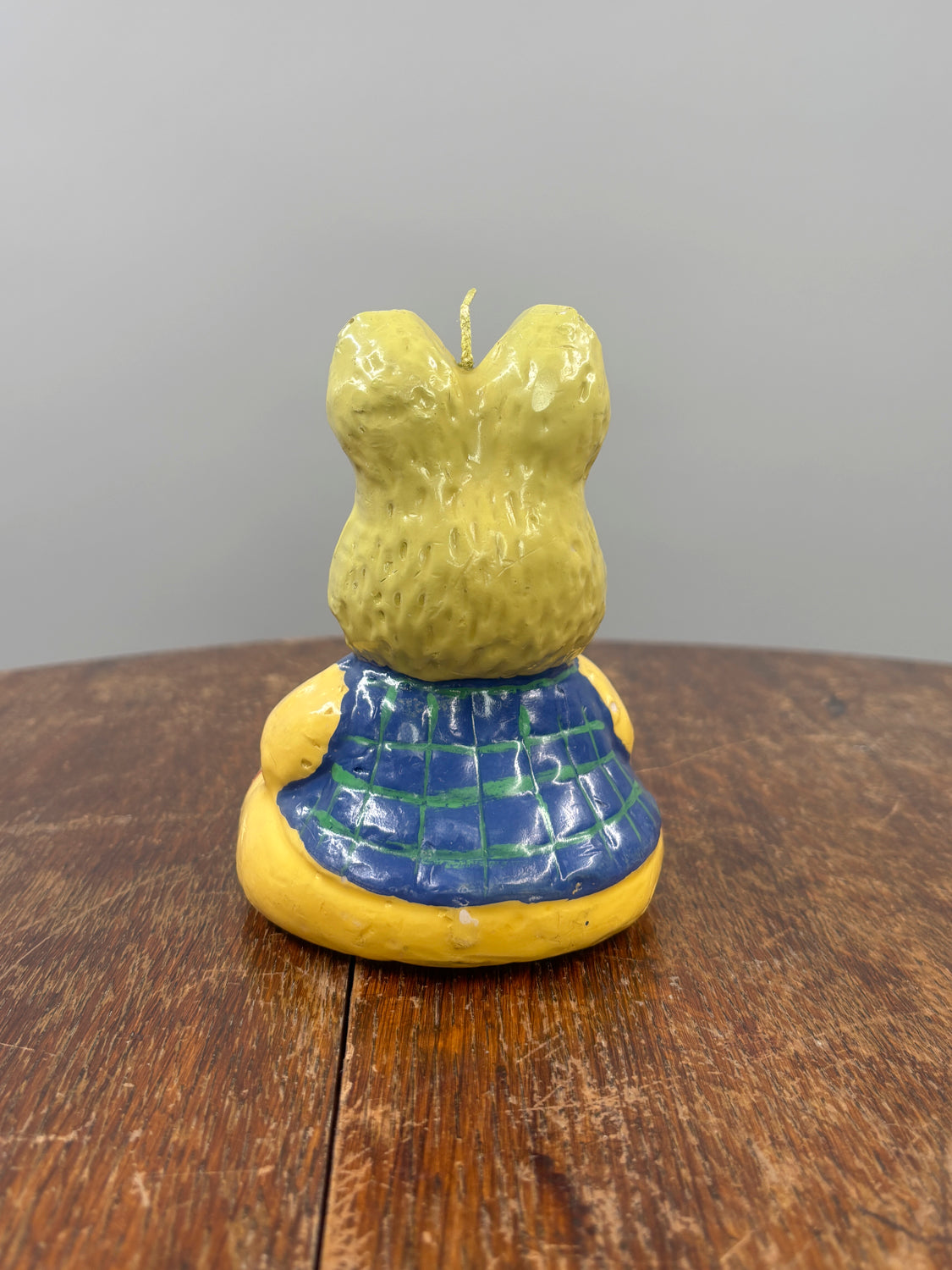 Handpainted wax Bunny candle